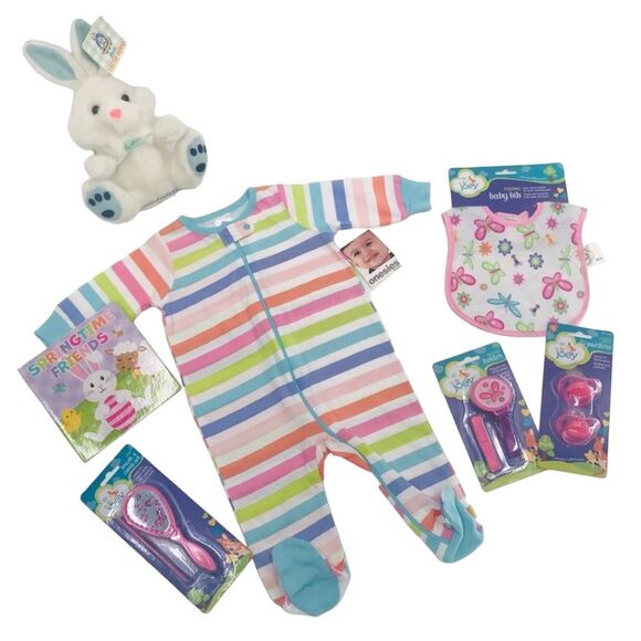Baby Rainbow Sleeper with Baby Accessories Items - Picture 8 of 8